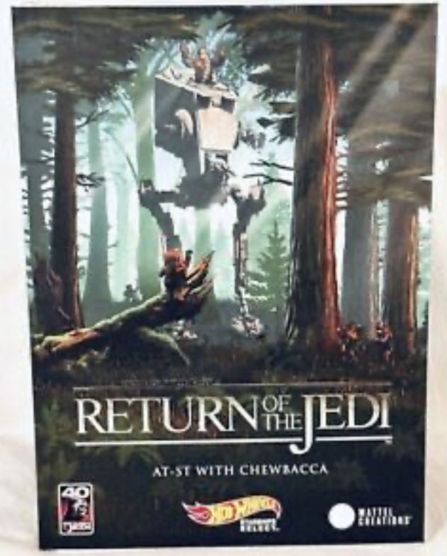 AT-ST (All Terrain Scout Transport) w/ Chewbacca - Mattel (Star Wars: Episode VI - Return Of The Jedi) action figure collectible [Barcode 194735179473] - Main Image 2