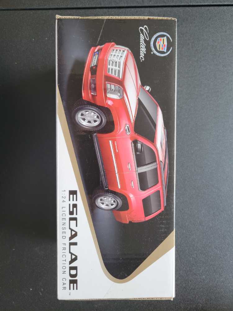 GM Cadillac Escalade 1:24 Red  action figure collectible [Barcode 752229068247] - Main Image 3