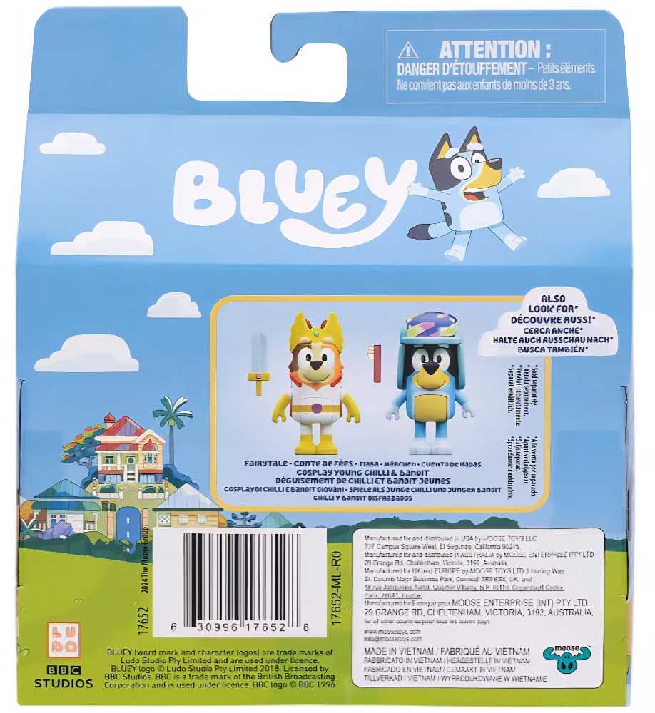 Bluey: Action Heroes - Moose Toys LLC (Bluey) action figure collectible [Barcode 630996175576] - Main Image 2