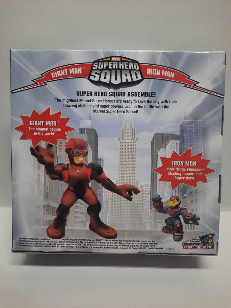 Giant Man and Iron Man  (Marvel: Super Hero Squad) action figure collectible [Barcode 653569259640] - Main Image 2