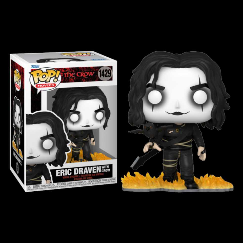 The Crow: Eric Draven With Crow #1429 - Funko (The Crow) action figure collectible [Barcode 889698723800] - Main Image 2