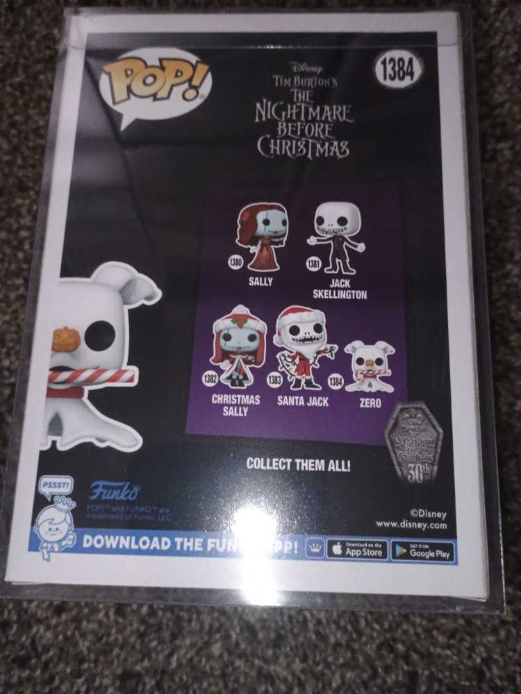 The Nightmare Before Christmas: Zero #1384 - Funko (The Nightmare Before Christmas) action figure collectible [Barcode 889698723879] - Main Image 3