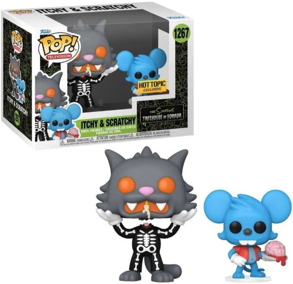 The Simpsons: Treehouse Of Horror: Itchy And Scratchy #1267  - Funko (The Simpsons) action figure collectible [Barcode 889698650236] - Main Image 2