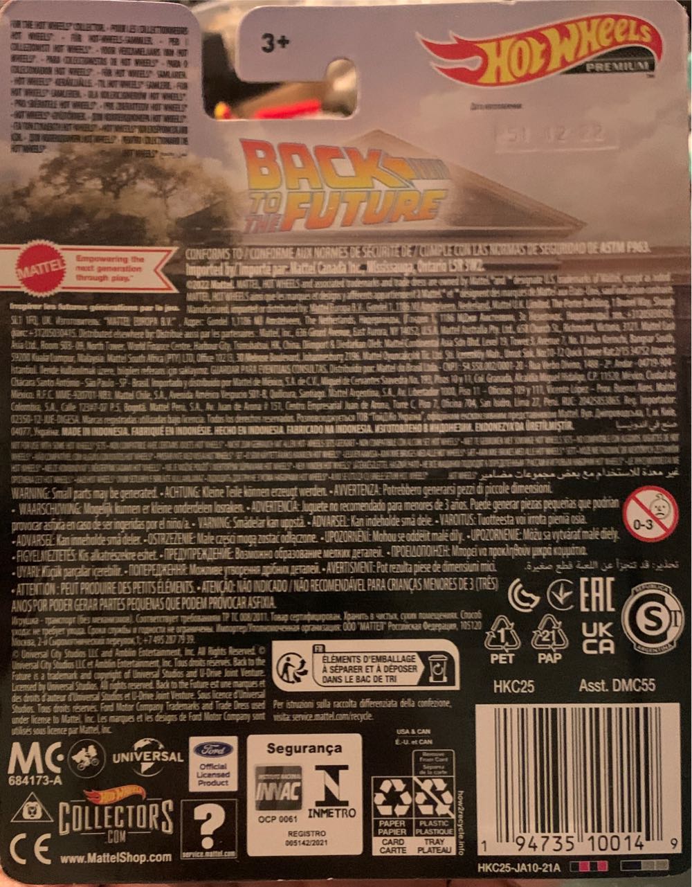 Ford Super De Luxe - Hot Wheels (Back To The Future) action figure collectible [Barcode 194735100149] - Main Image 2