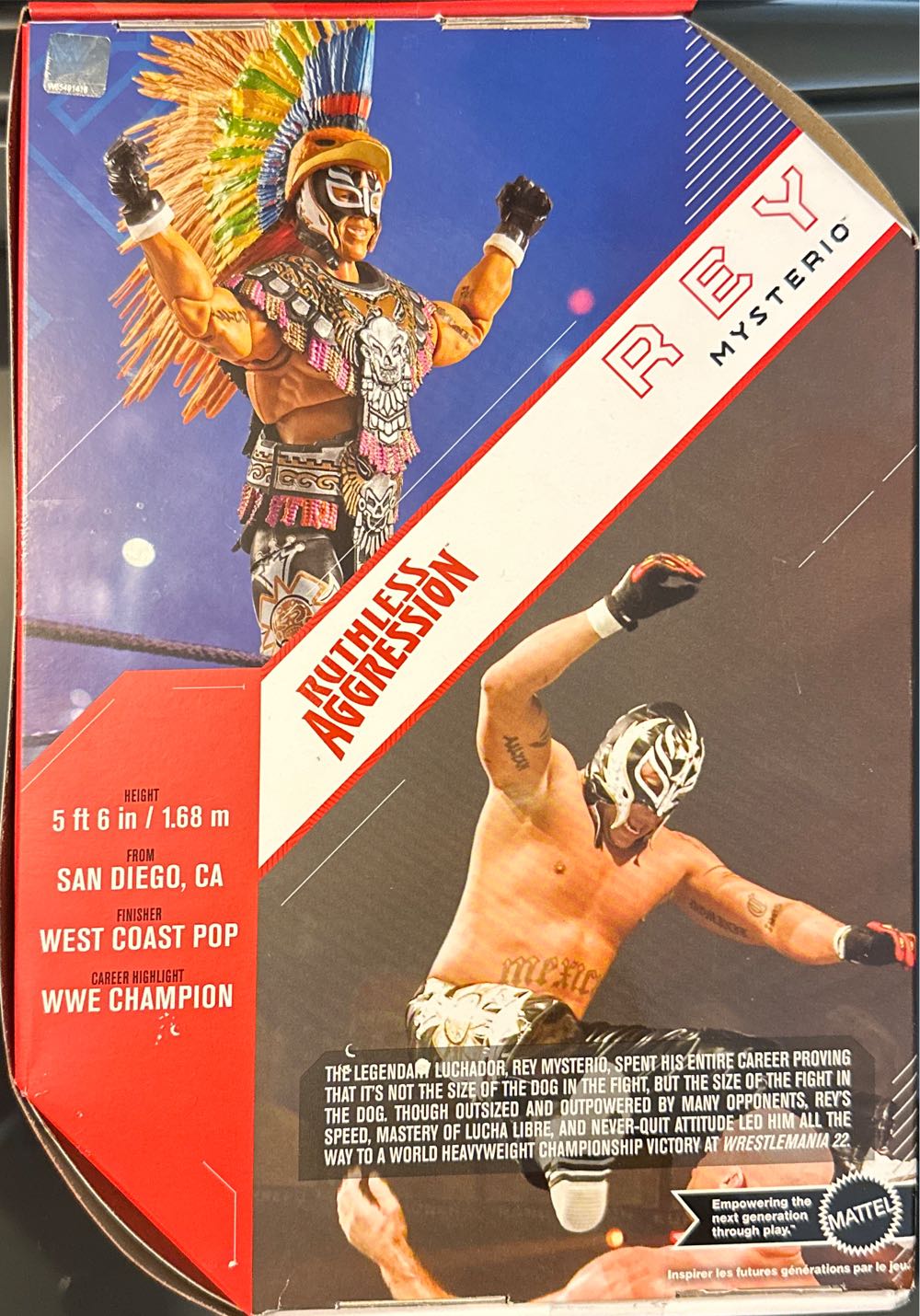 Ultimate Edition - Rey Mysterio - Mattel action figure collectible [Barcode 194735163120] - Main Image 2
