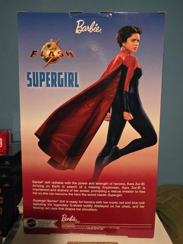 Barbie Supergirl Barbie Doll Collectible Doll From The Flash Movie  action figure collectible [Barcode 194735102938] - Main Image 2