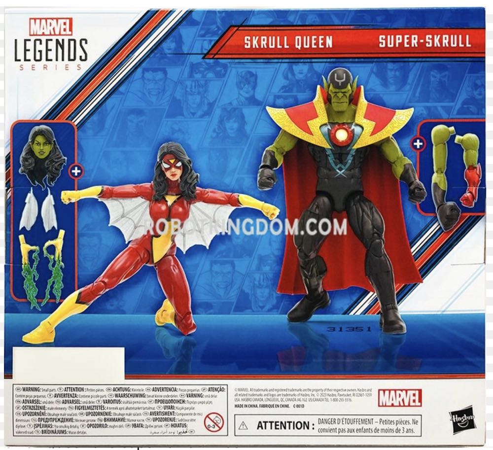 Skrull Queen & Super Skrull - Hasbro (Marvel Legends Deluxe Series) action figure collectible - Main Image 2