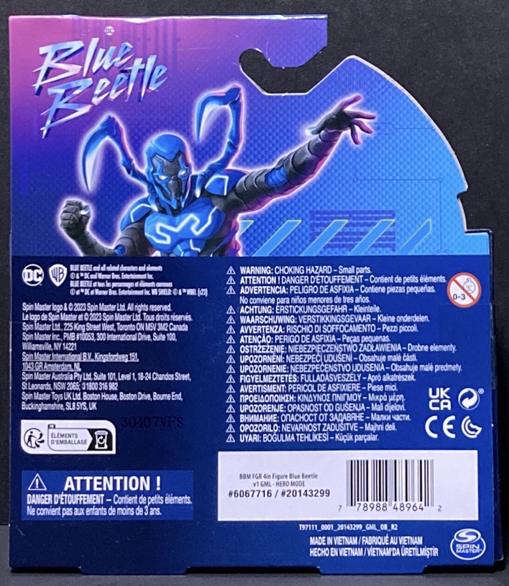 Blue Beetle (Hero-Mode) - Spin Master (DC) action figure collectible [Barcode 778988489642] - Main Image 2