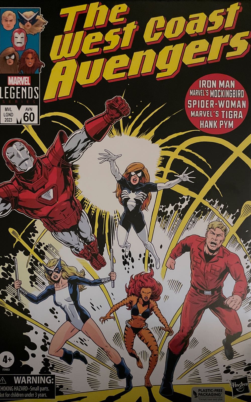 Iron Man (Silver Centurion) - Hasbro (Marvel Legends Exclusives The West Coast Avengers) action figure collectible [Barcode 5010996178282] - Main Image 4