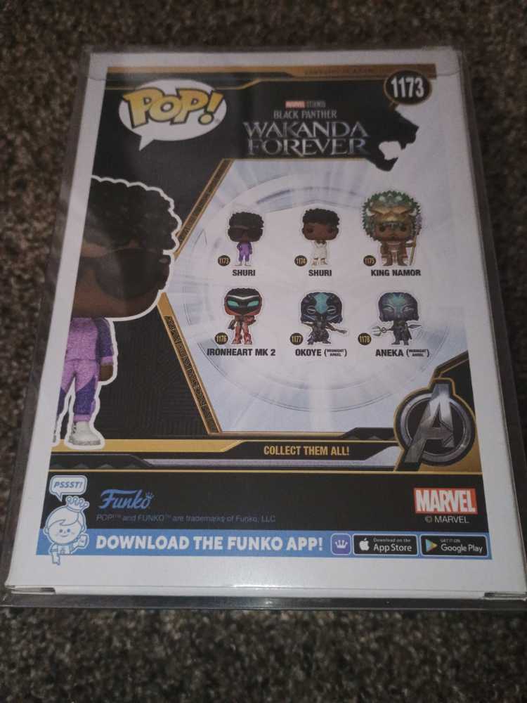 Black Panther: Wakanda Forever: Shuri With Sunglasses #1173 - Funko (Black Panther) action figure collectible [Barcode 889698668231] - Main Image 2