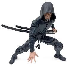 Articulated Icons The Feudal Series Deluxe Black Ninja - Articulated Icons action figure collectible - Main Image 4
