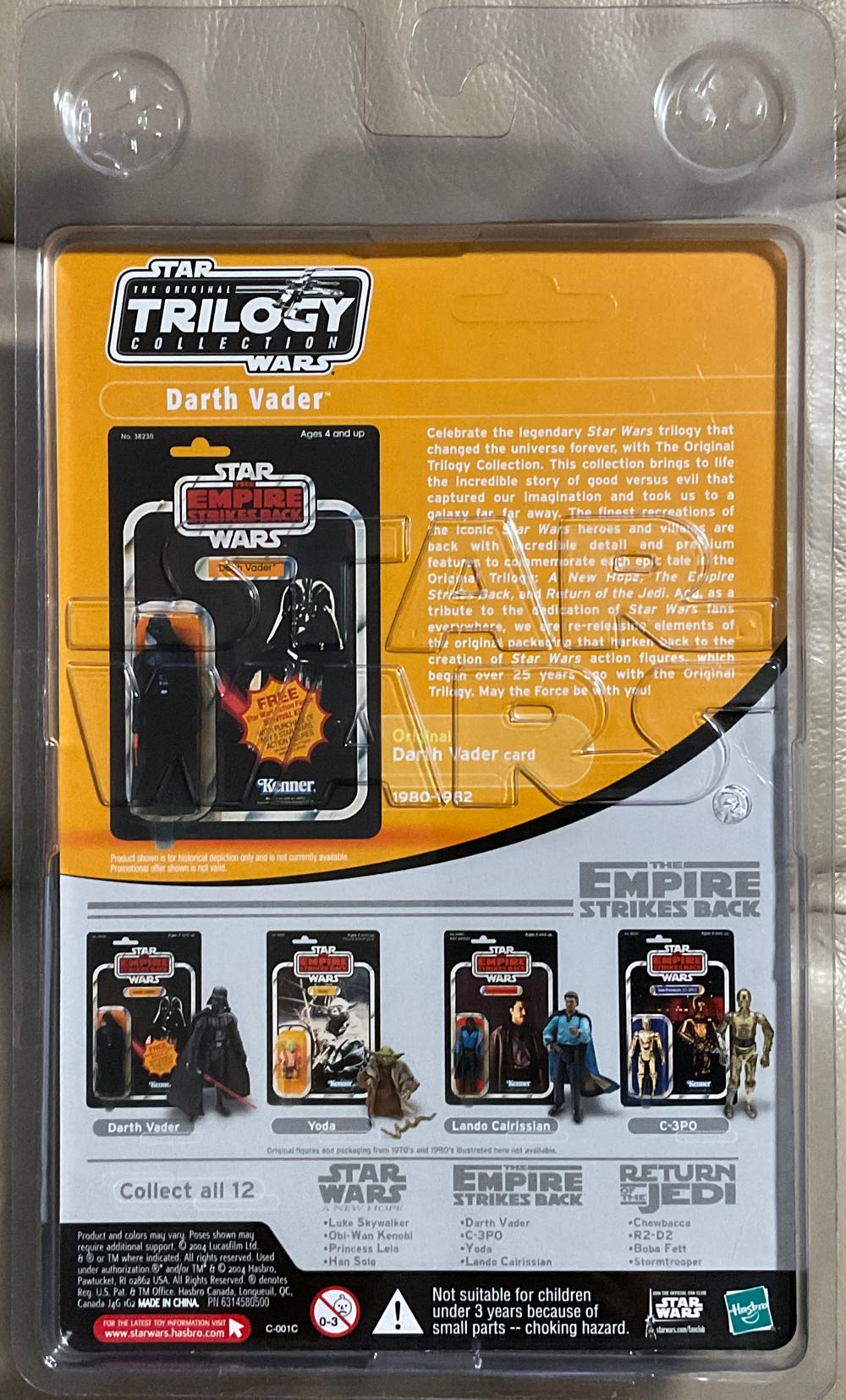 Original Trilogy Collection (Vintage Style) - Darth Vader - Hasbro (Empire Strikes Back) action figure collectible - Main Image 2