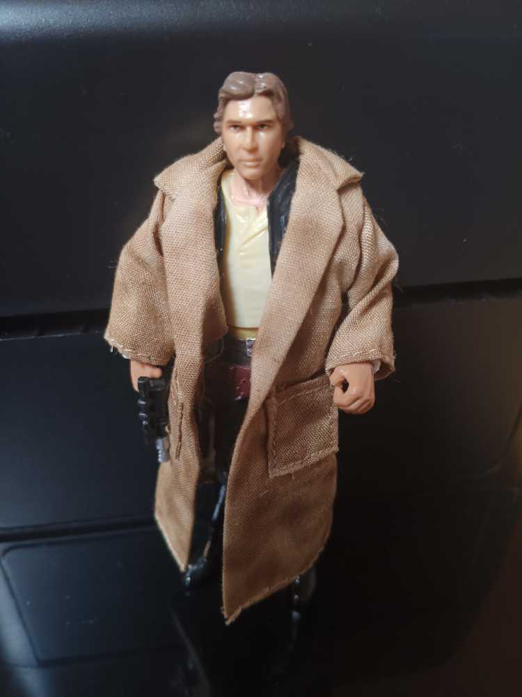 Han Solo in Trench Coat (VTSC) - Hasbro (Return Of The Jedi) action figure collectible - Main Image 3