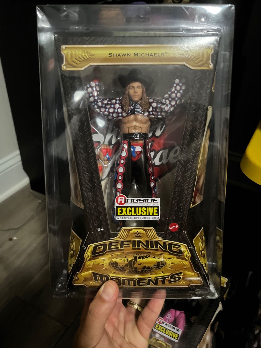 Wwe Defining Moments 4 Pack Bundle Shawn Michaels,Cody Rhodes, Bret Hart, Mandkind - Mattel Wwe (Wwe Elite) action figure collectible [Barcode 194735124404] - Main Image 2