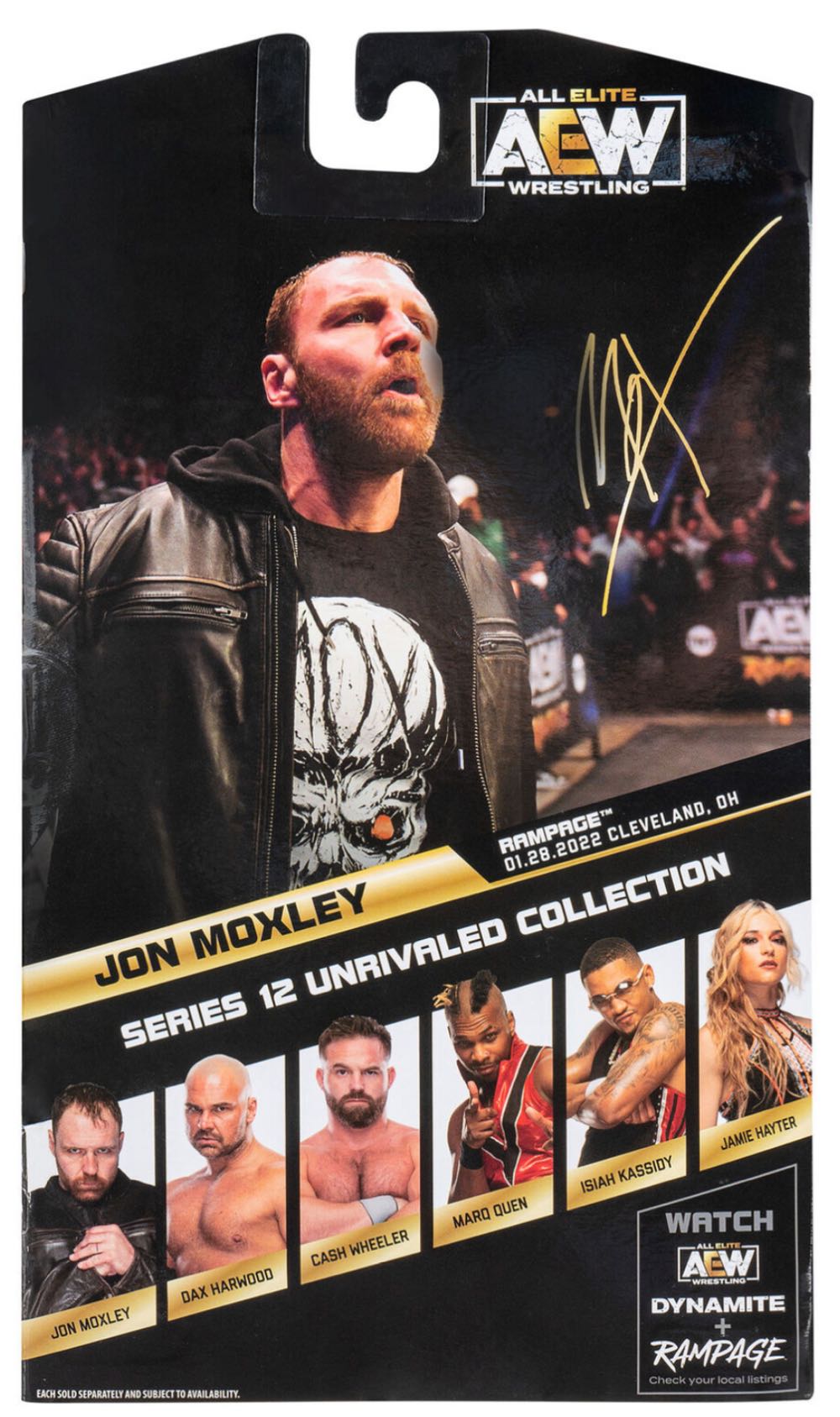 Jon Moxley - Jazwares AEW (AEW Unrivaled) action figure collectible [Barcode 191726431121] - Main Image 2