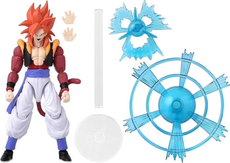 Dragon Stars Dragon Ball Super Super Saiyan 4 Gogeta Power Up Pack - Bandai America (Dragon Stars Power Up Pack) action figure collectible [Barcode 045557371487] - Main Image 3