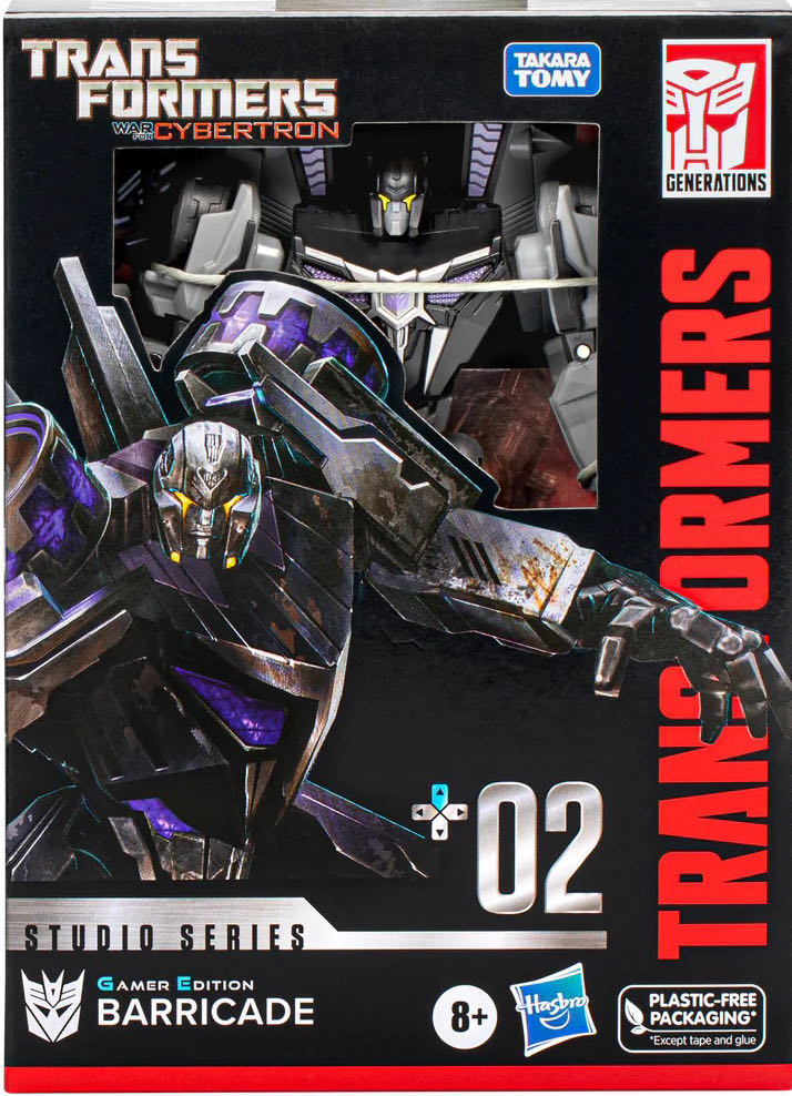 S.S. Deluxe Class War For Cybertron Barricade - Hasbro (Transformers) action figure collectible - Main Image 4