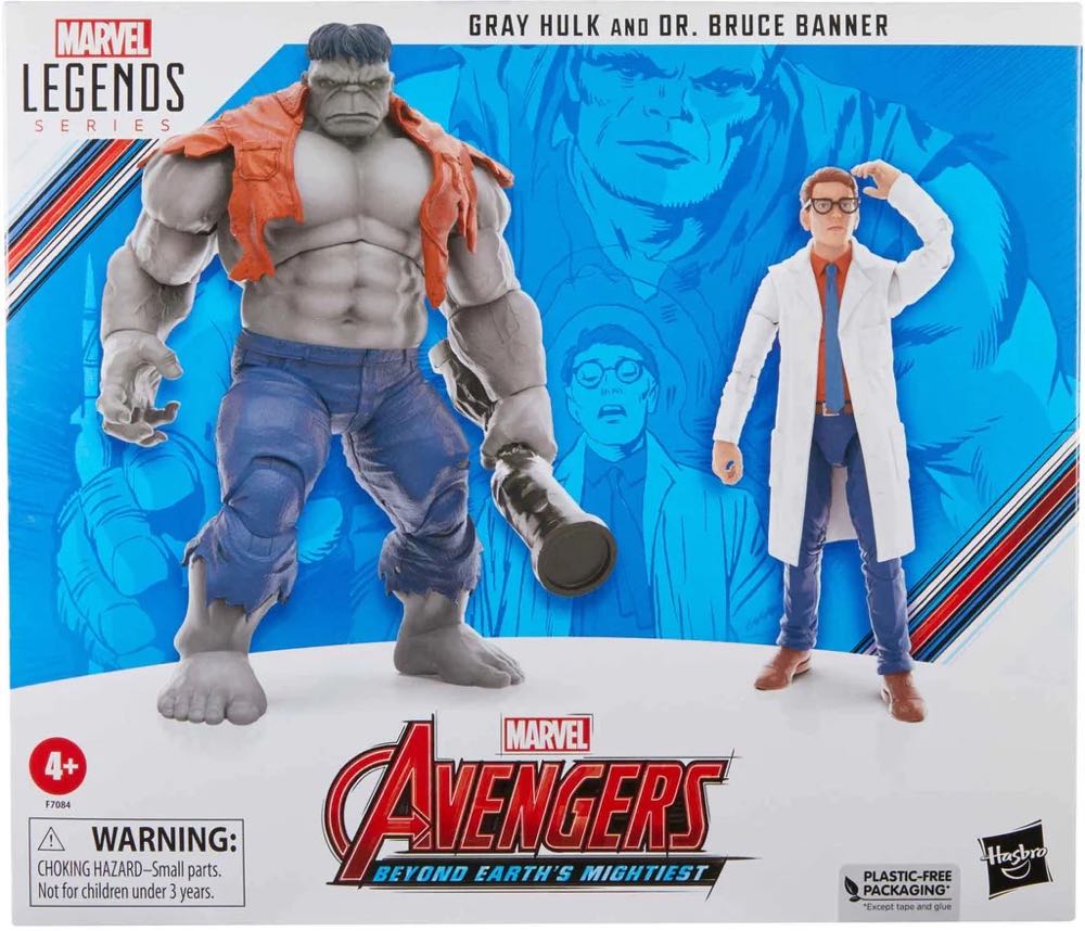Hulk: Grey Hulk And Bruce Banner - Hasbro (Marvel Legends) action figure collectible - Main Image 3