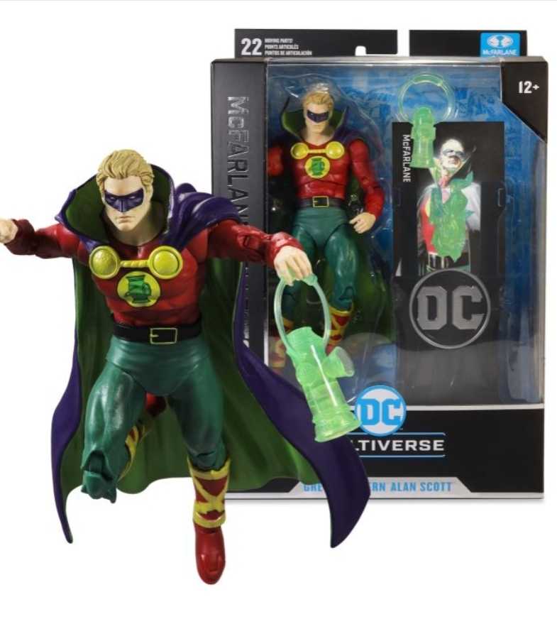 DC Multiverse Day Of Vengeance Alan Scott - DC - GREEN LANTERN CORPS (Green Lantern Corps.) action figure collectible [Barcode 787926170160] - Main Image 2