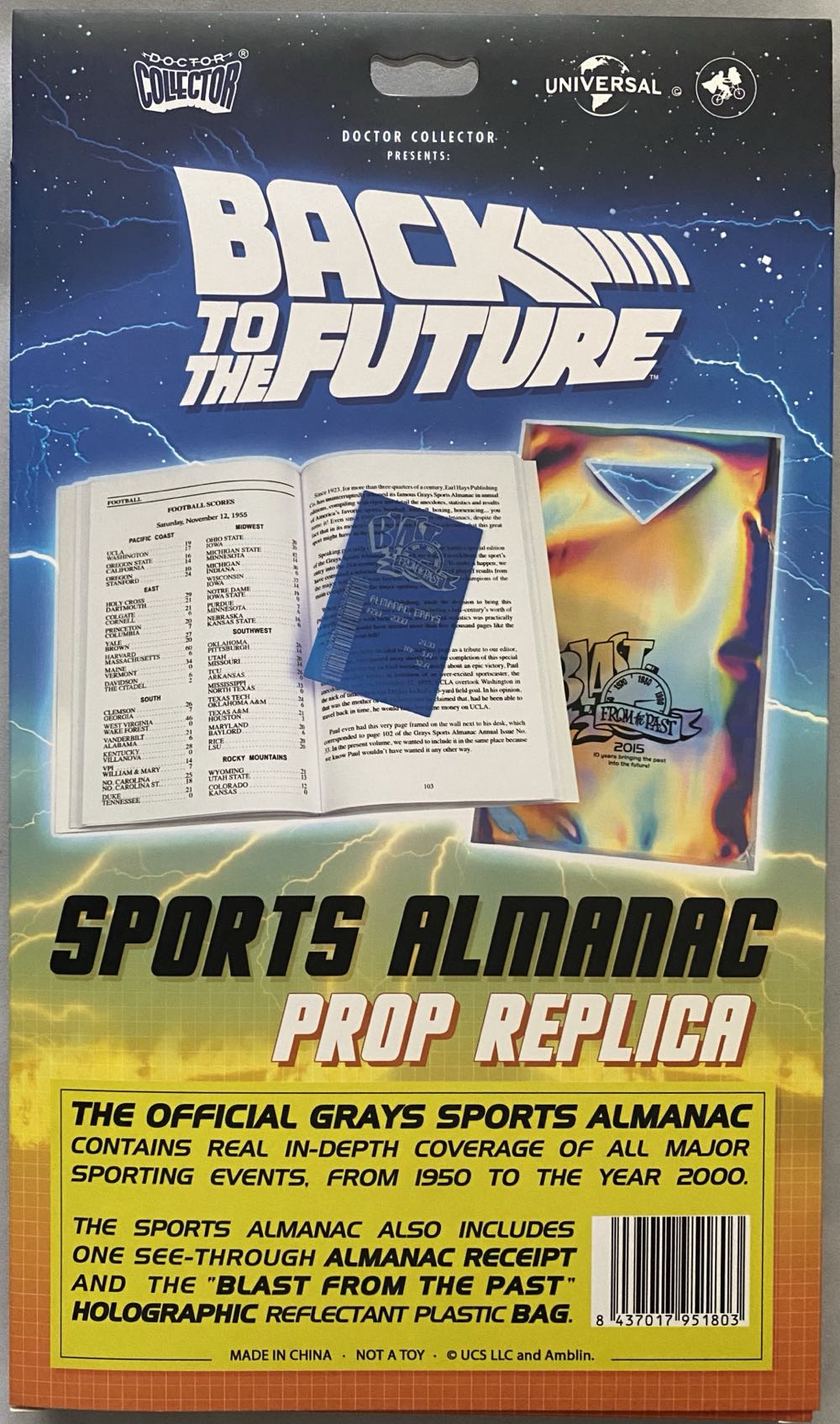 Sports Almanac - Doctor Collector (Back To The Future Part II) action figure collectible [Barcode 8437017951803] - Main Image 2