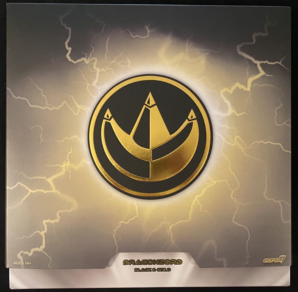 Mighty Morphin Power Rangers (Ultimates): Dragonzord (Black & Gold) - Super 7 (SDCC 2023 Exclusive) action figure collectible [Barcode 840049834378] - Main Image 3