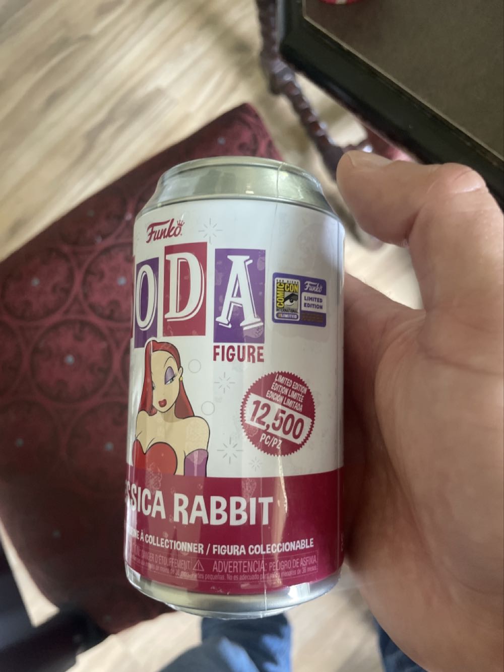 SODA Jessica Rabbit - Who Framed Roger Rabbit? - Funko (Funko Vinyl SODA) action figure collectible [Barcode 889698670654] - Main Image 3