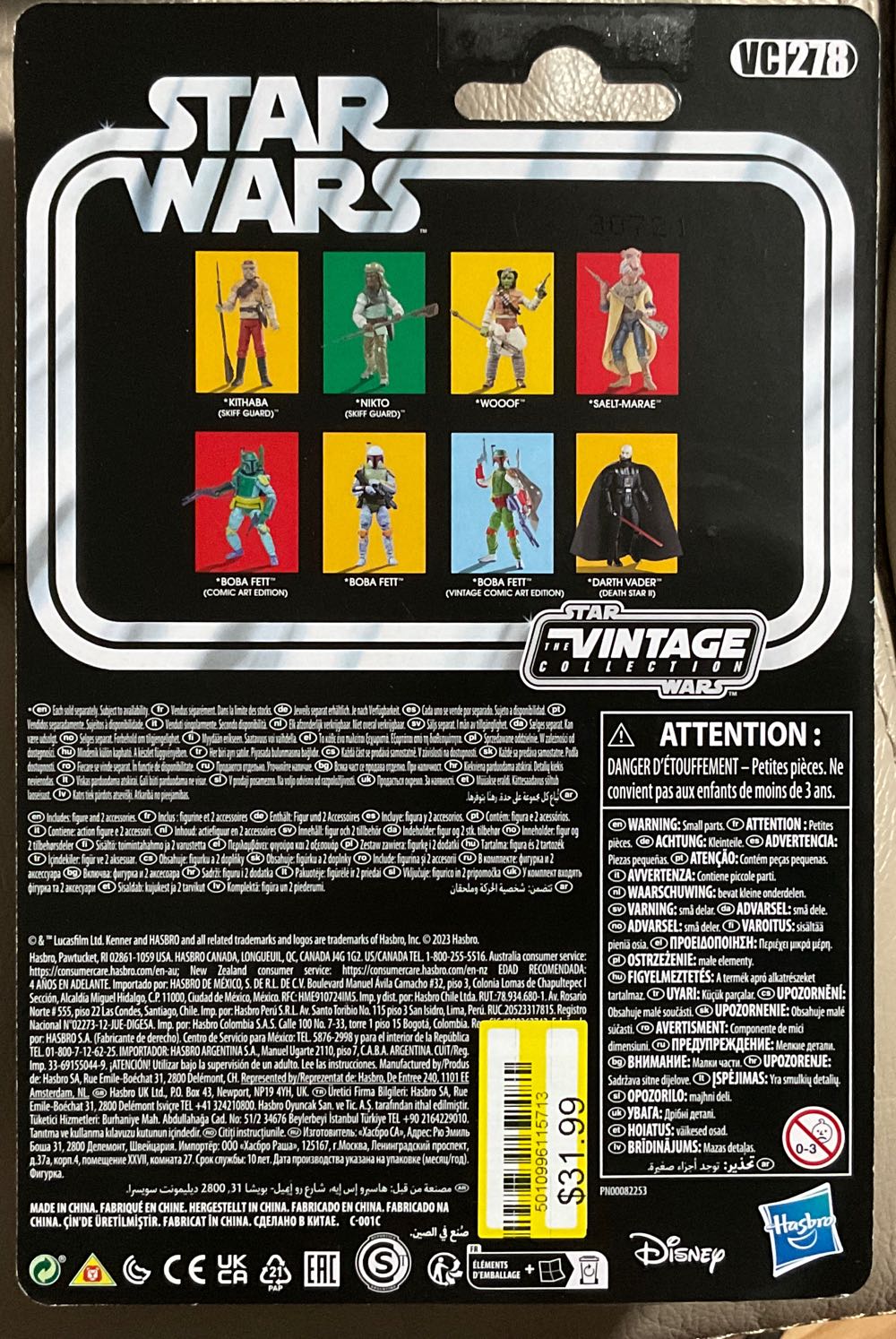 Vintage Collection - #278 - Boba Fett - Disney/ Hasbro (Comic Art Edition) action figure collectible - Main Image 2