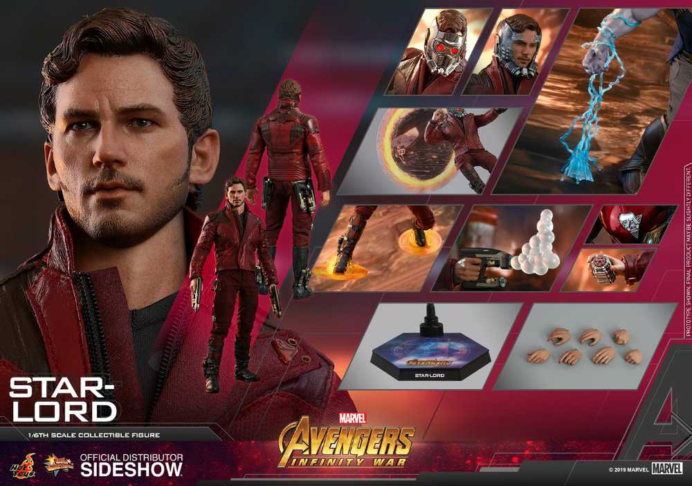 Avengers: Infinity War - Hot Toys (Star-Lord) action figure collectible - Main Image 2