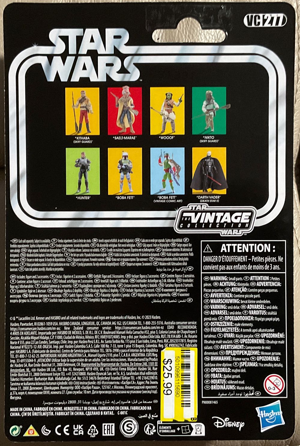 Vintage Collection - #277 - Boba Fett - Disney/ Hasbro (Comic Art Edition) action figure collectible - Main Image 2