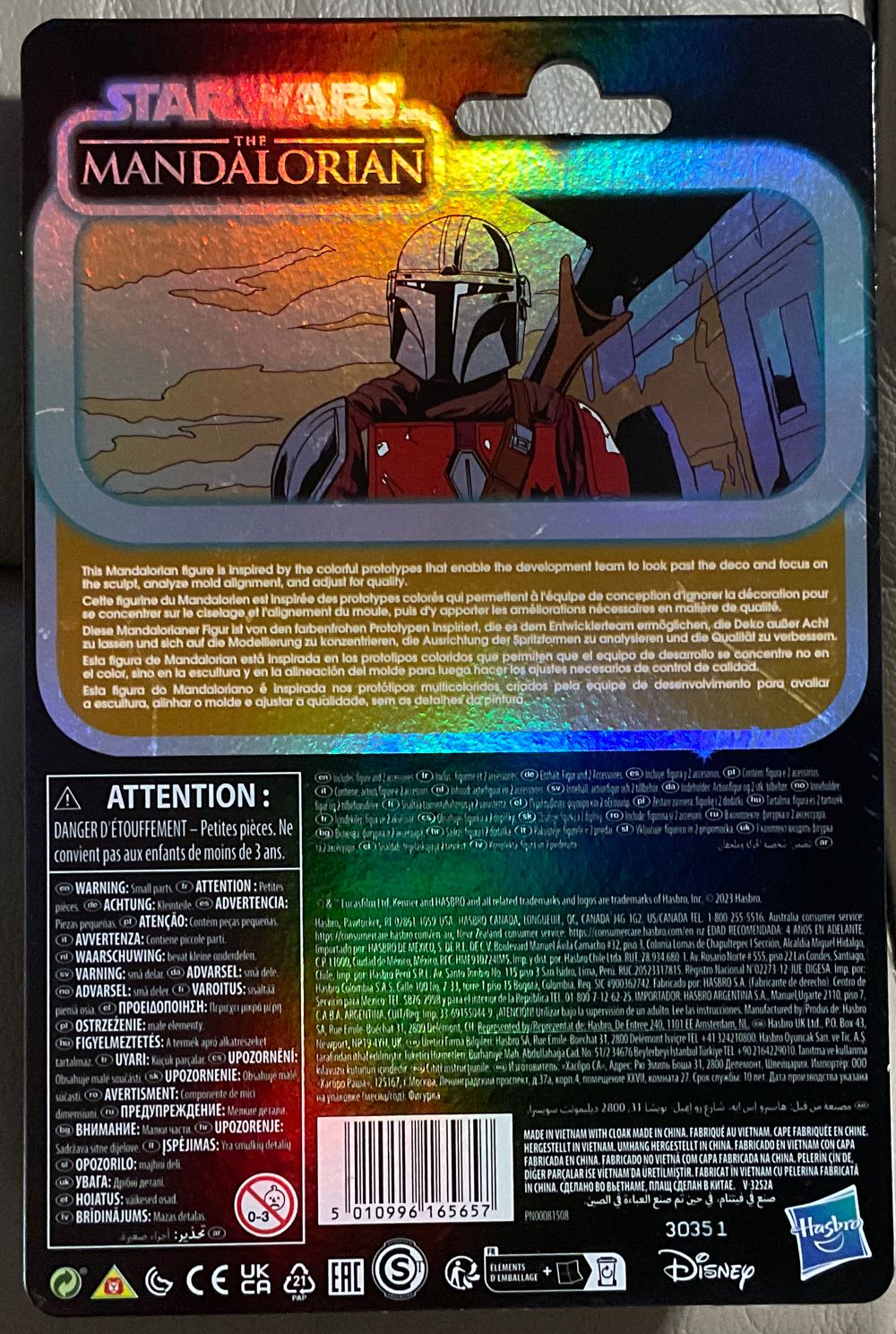 Retro Collection - Prototype - Mandalorian - Disney/ Hasbro (The Mandalorian) action figure collectible - Main Image 2