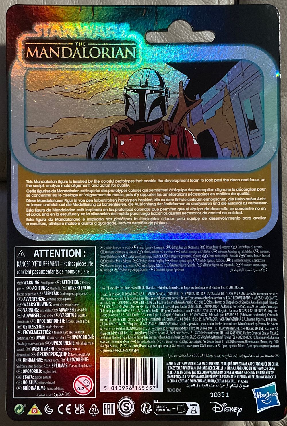 Retro Collection - Prototype - Mandalorian - Disney/ Hasbro (The Mandalorian) action figure collectible - Main Image 2