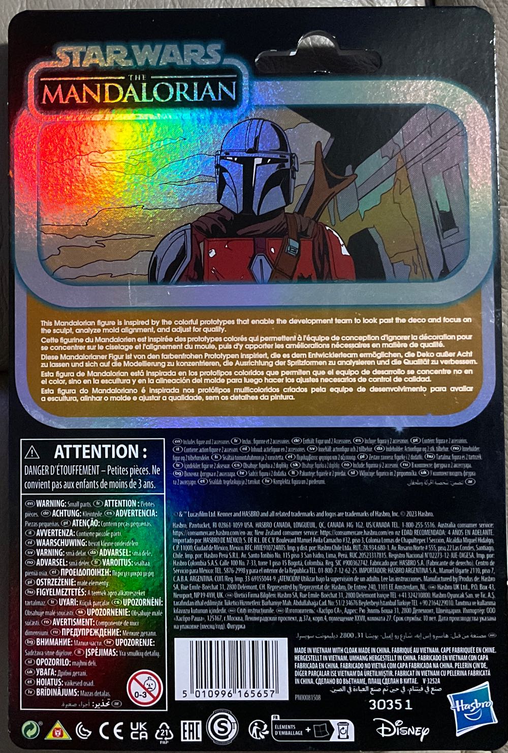 Retro Collection - Prototype - Mandalorian - Disney/ Hasbro (The Mandalorian) action figure collectible - Main Image 2