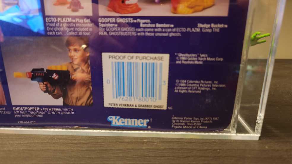 The Real Ghostbusters - Peter Venkman and Grabber Ghost - Kenner (The Real Ghostbusters) action figure collectible [Barcode 076281800103] - Main Image 4