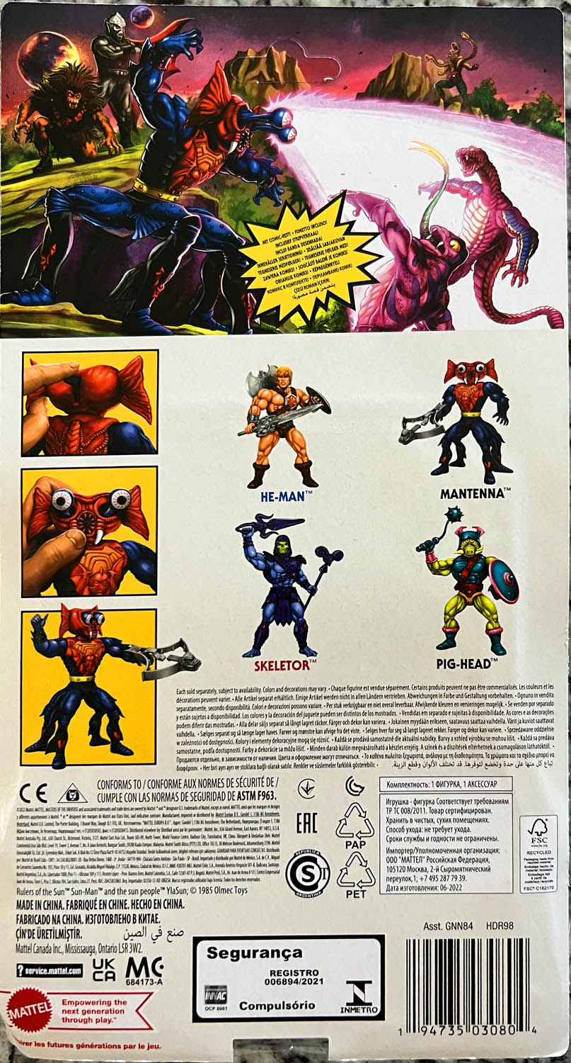 Mantenna - Mattel (The Evil Horde: Origins) action figure collectible - Main Image 2