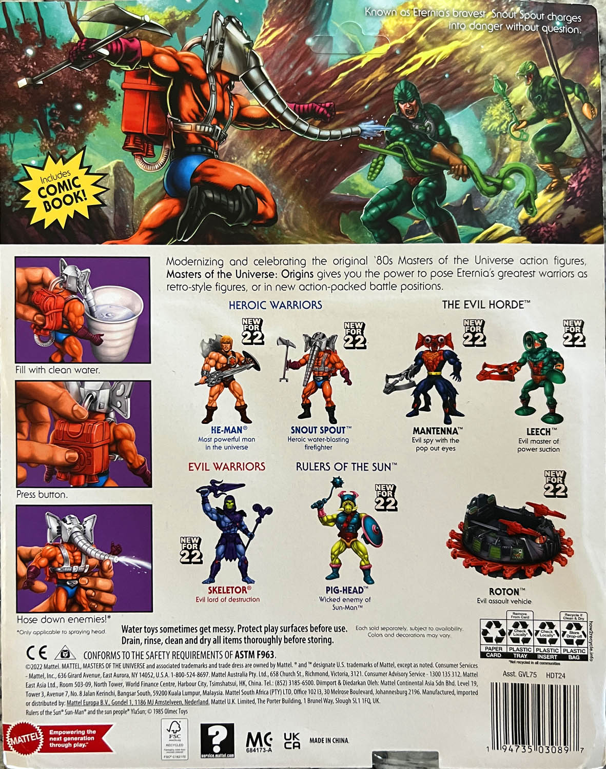 Snout Spout Deluxe - Mattel (Masters Of The Universe Origins) action figure collectible - Main Image 2