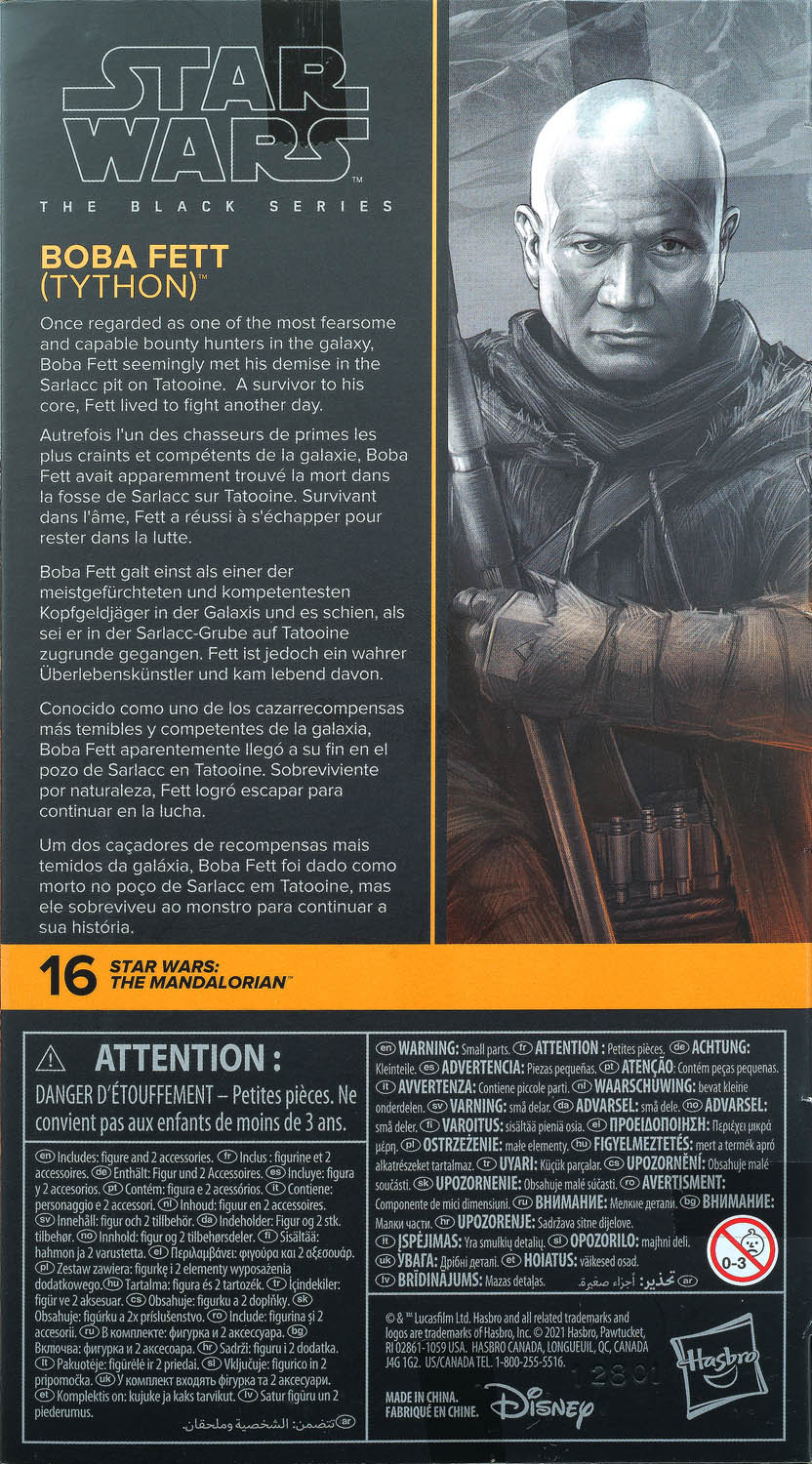 Boba Fett (Tython) - Disney/Hasbro (Star Wars The Black Series 6) action figure collectible - Main Image 2