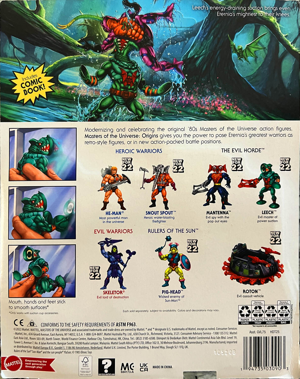 Leech - Mattel (The Evil Horde: Origins) action figure collectible - Main Image 2