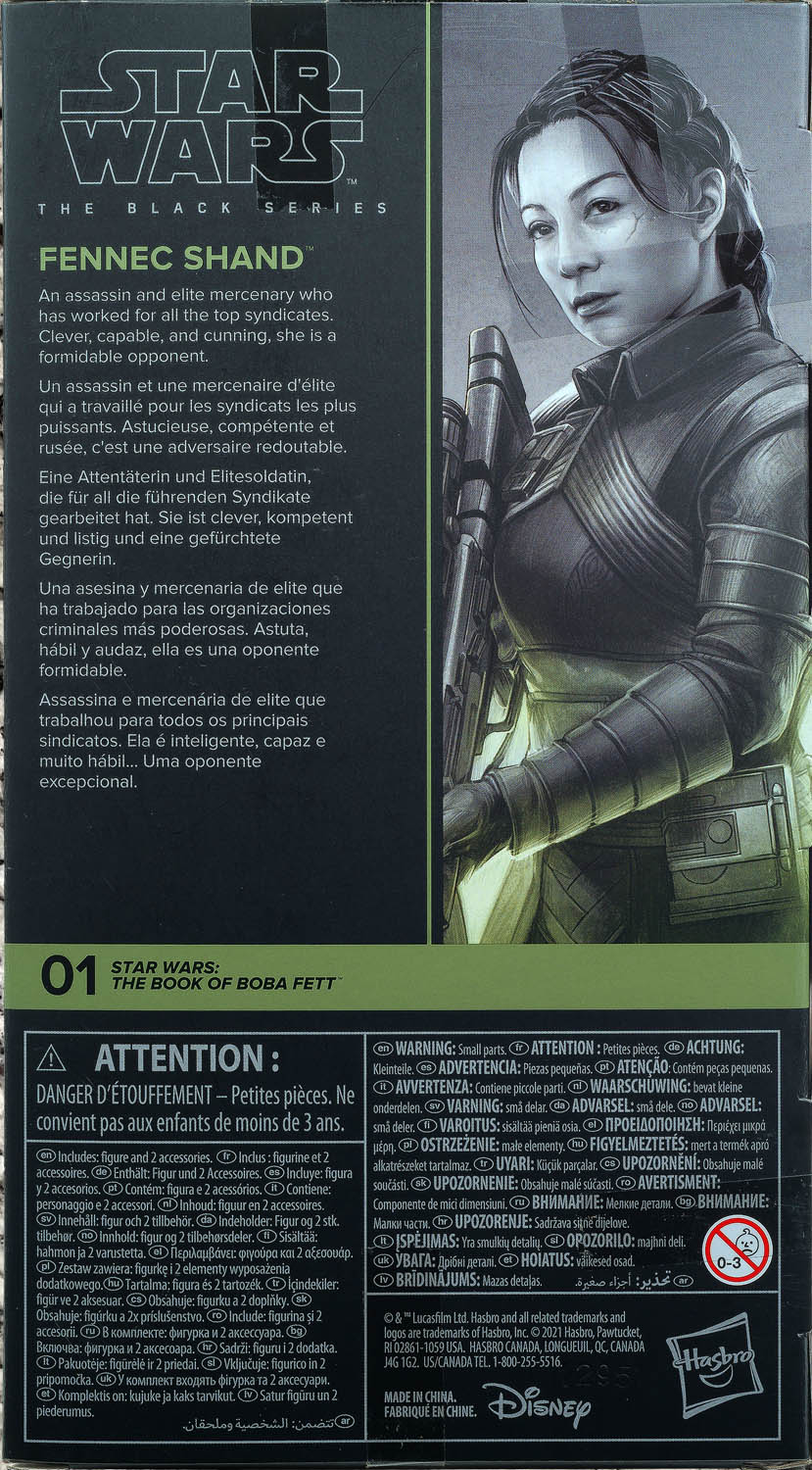 Fennec Shand - Disney/Hasbro (Star Wars The Black Series 6) action figure collectible - Main Image 2