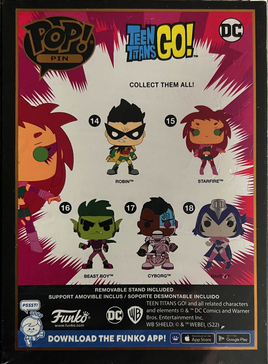 Starfire 15 - Funko (POP! Pin DC) action figure collectible - Main Image 2