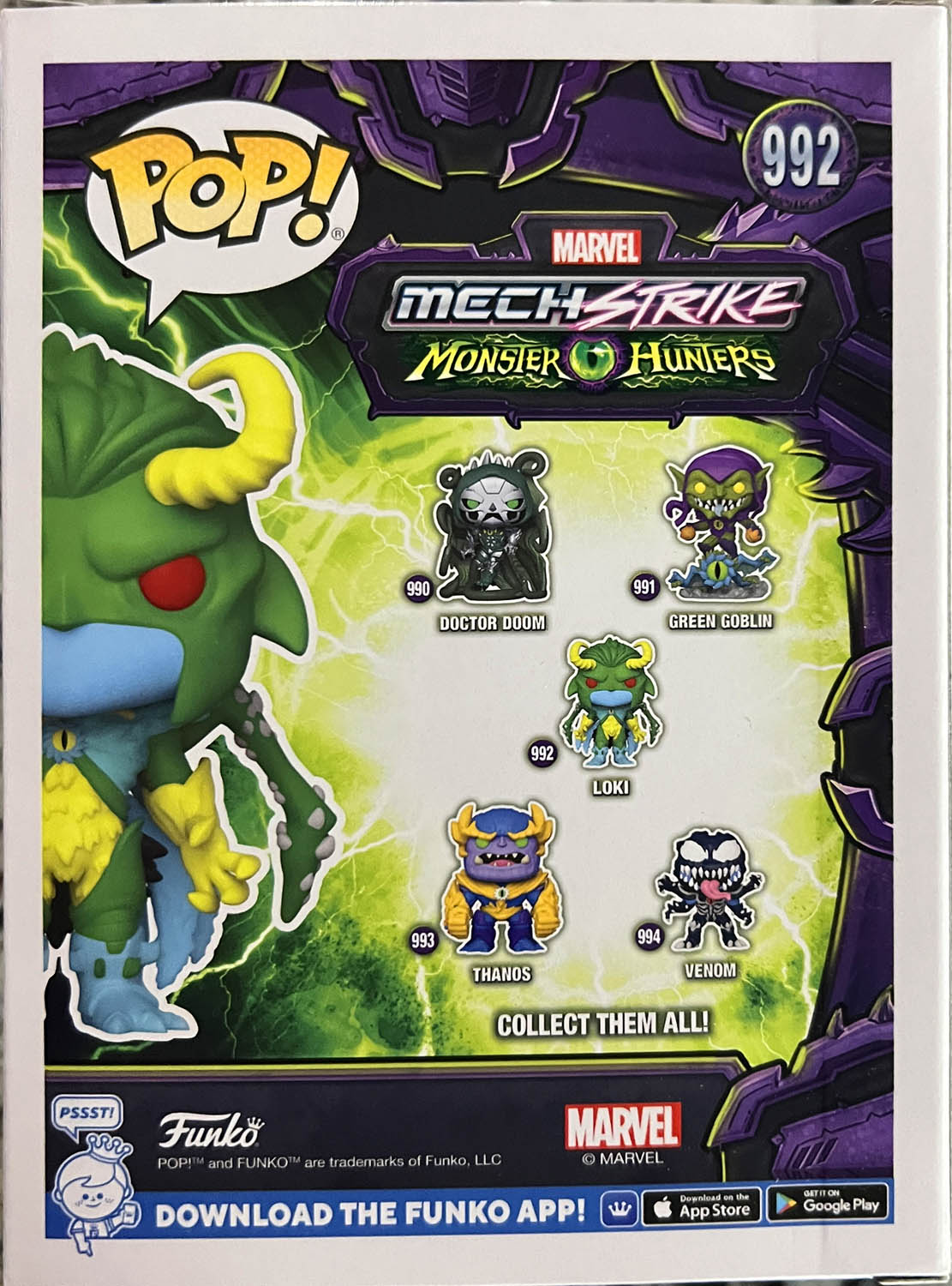 Loki 992 - Funko (POP! MARVEL) action figure collectible - Main Image 2