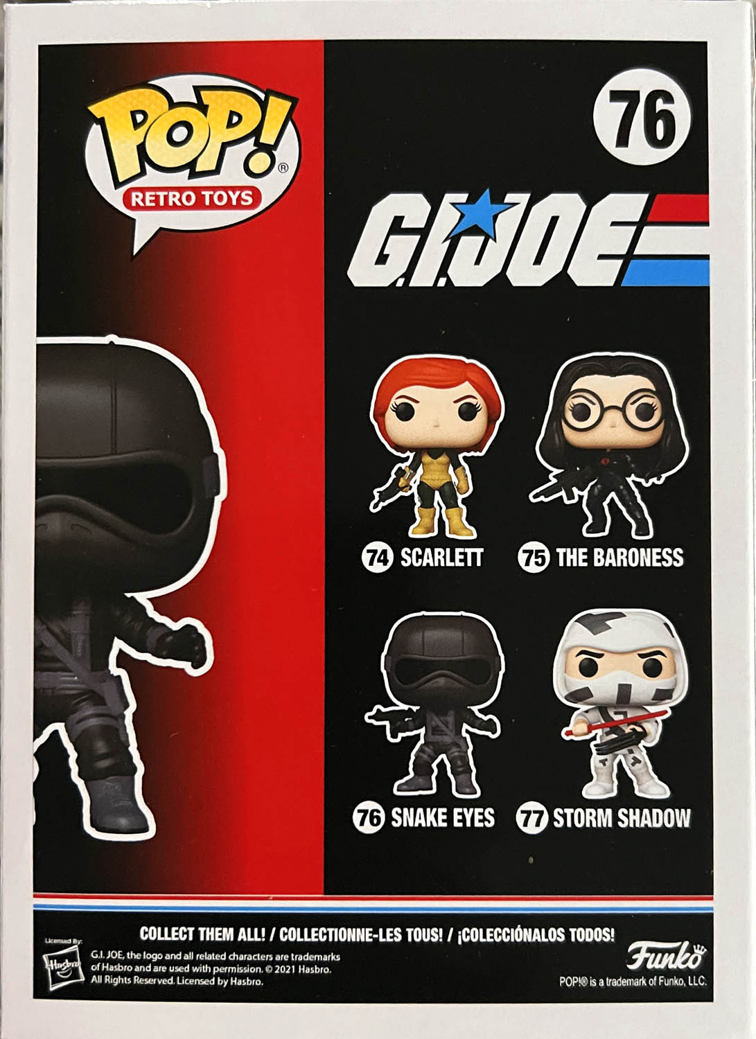 Snake Eyes 76 - Funko (POP! Retro Toys) action figure collectible - Main Image 2
