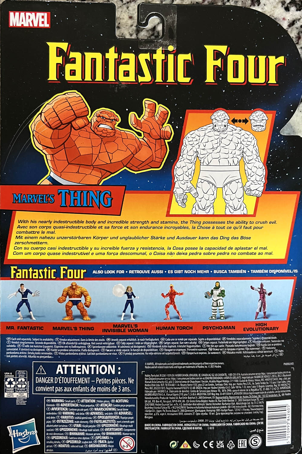 The Thing - Hasbro (Marvel Legends Vintage Series) action figure collectible - Main Image 2