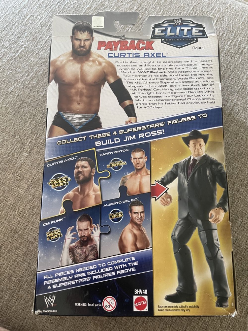 Curtis Axel - Mattel (WWE Elite Best Of PPV 2014) action figure collectible [Barcode 746775347512] - Main Image 2