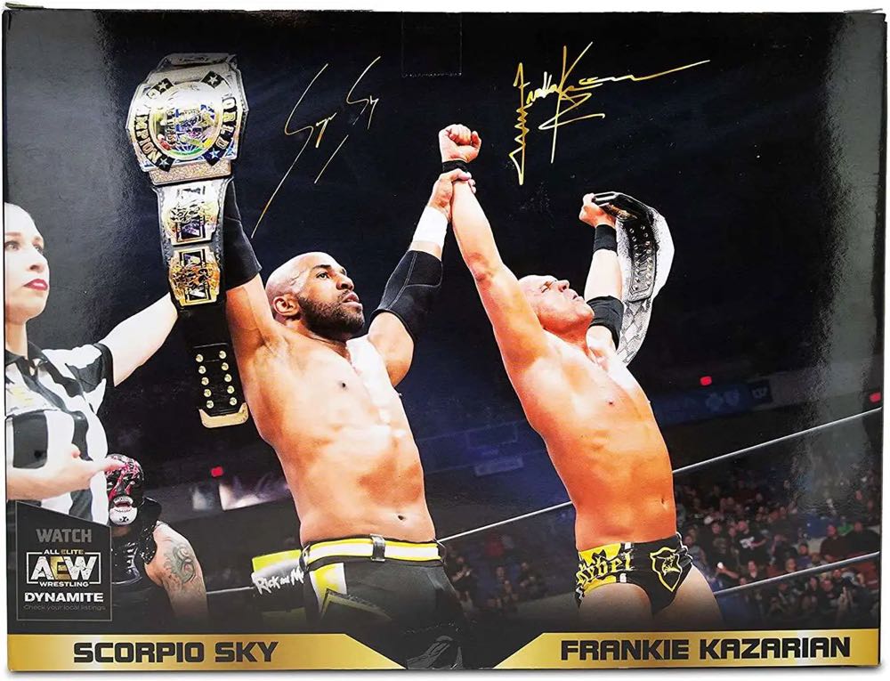 SCU (Frankie Kazarian & Scorpio Sky) - Jazwares (AEW Unrivaled Tag Team Pack) action figure collectible - Main Image 2