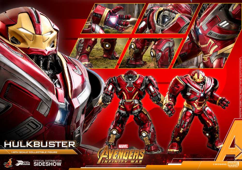 Avengers: Infinity War - Hot Toys (Hulkbuster (Mark XLVIII)) action figure collectible - Main Image 2