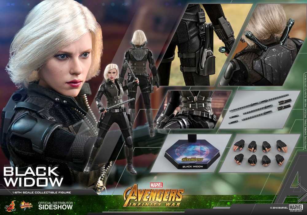 Avengers: Infinity War - Hot Toys (Black Widow) action figure collectible - Main Image 2