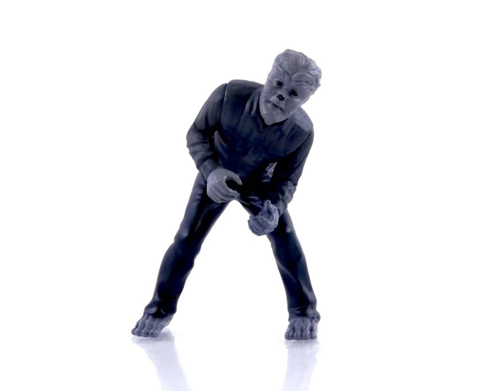 Jada 1:24 Universal Monsters Wolfman & 1957 Chevrolet Corvette Die-cast - JADA TOYS, Inc. (Universal Monsters) action figure collectible [Barcode 801310321959] - Main Image 4