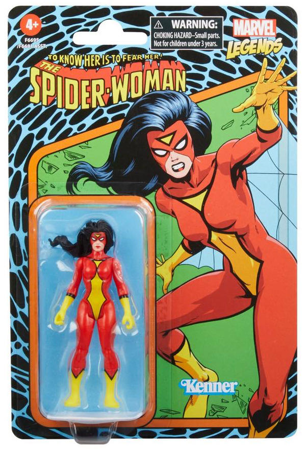 Spider Woman - Kenner/Hasbro (Marvel Legends Retro) action figure collectible - Main Image 1