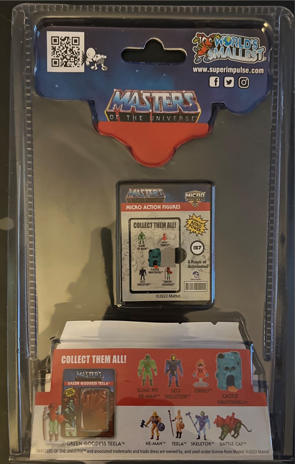 Green Goddess Teela - Super Impulse (Masters of the Universe: World’s Smallest) action figure collectible - Main Image 2