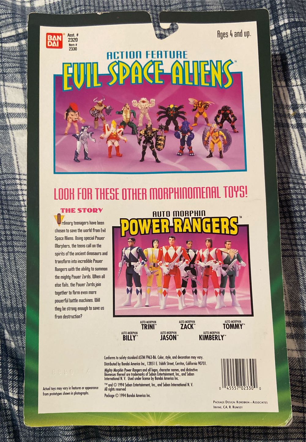 Sword Slashing Knasty Knight - Bandai (Mighty Morphin Power Rangers) action figure collectible [Barcode 045557023300] - Main Image 2